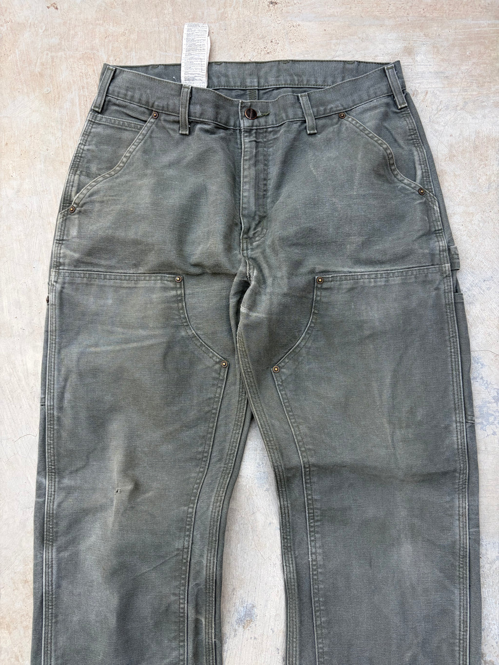 Vintage Sunfaded Bootcut Carhartt Double Knee pants 33