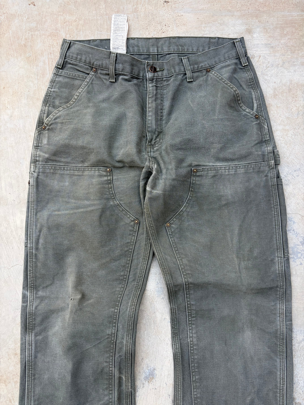Vintage Sunfaded Bootcut Carhartt Double Knee pants 33