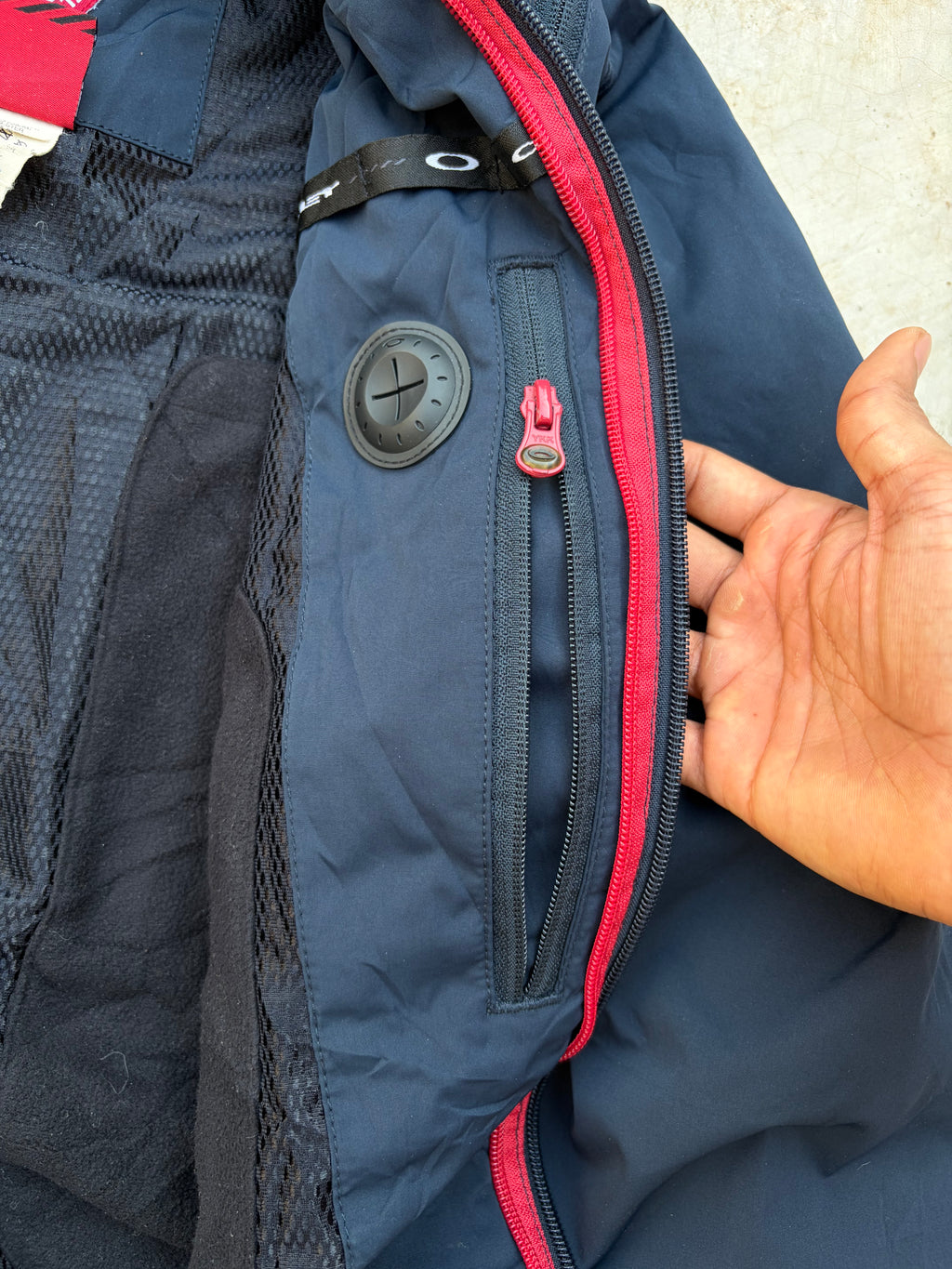 Vintage 2006 Oakley Nitro Fuel 2 Technical Jacket Navy XL