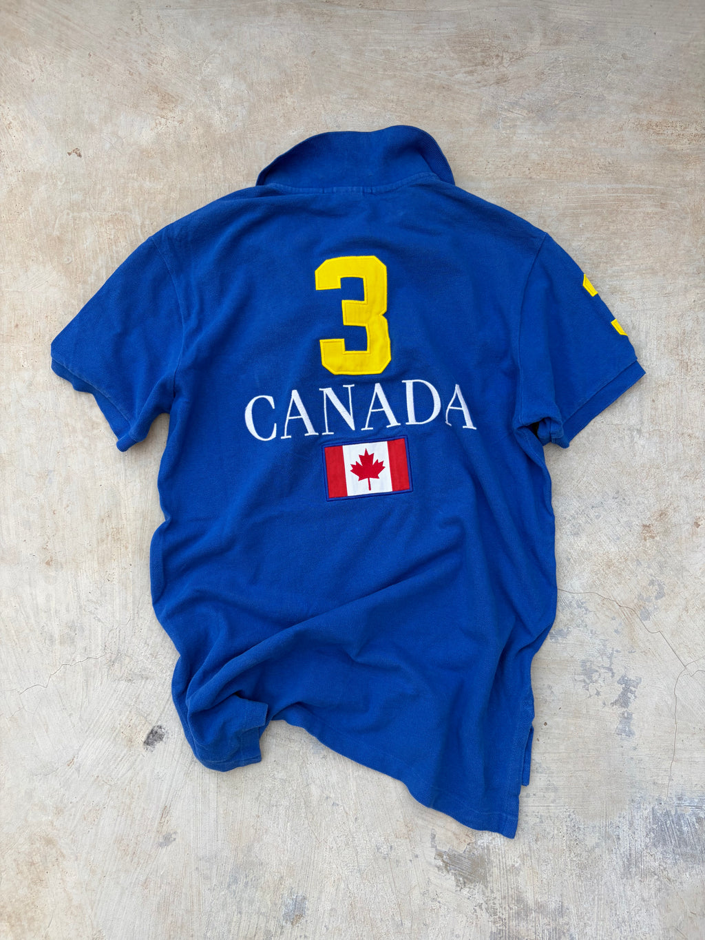 Vintage Polo Ralph Lauren Canada Big Pony Polo Shirt M
