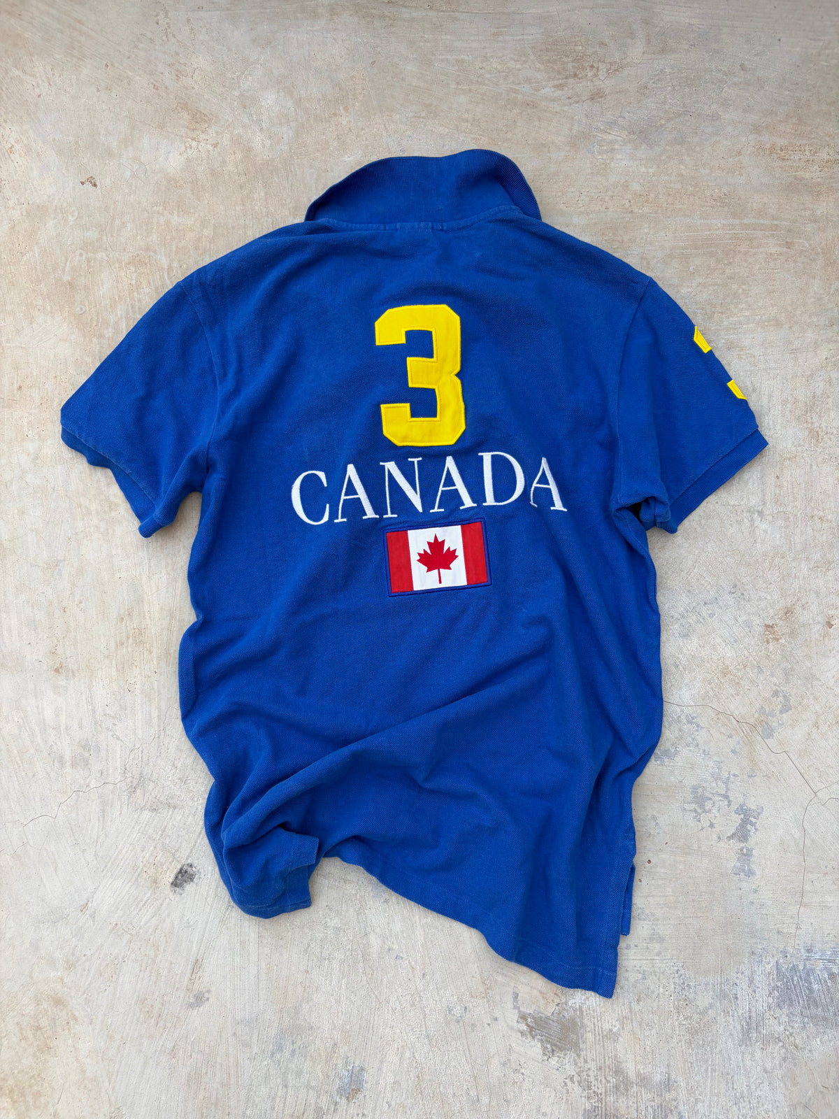 Vintage Polo Ralph Lauren Canada Big Pony Polo Shirt M