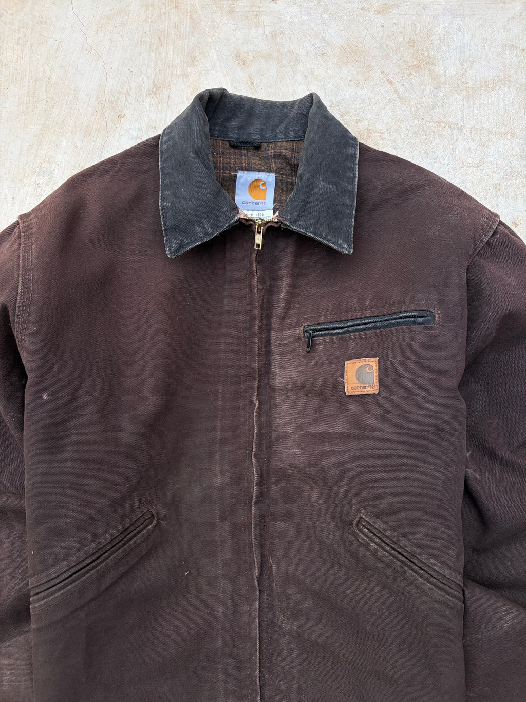 Vintage 00s Carhartt Detroit Jacket J97 DKB M/L