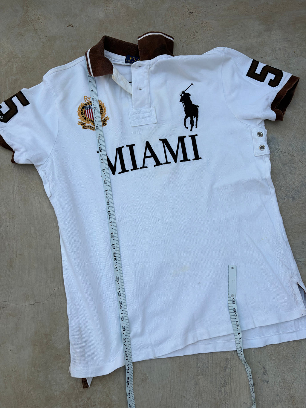 Vintage Polo Ralph Lauren Miami Big Pony Polo Shirt L