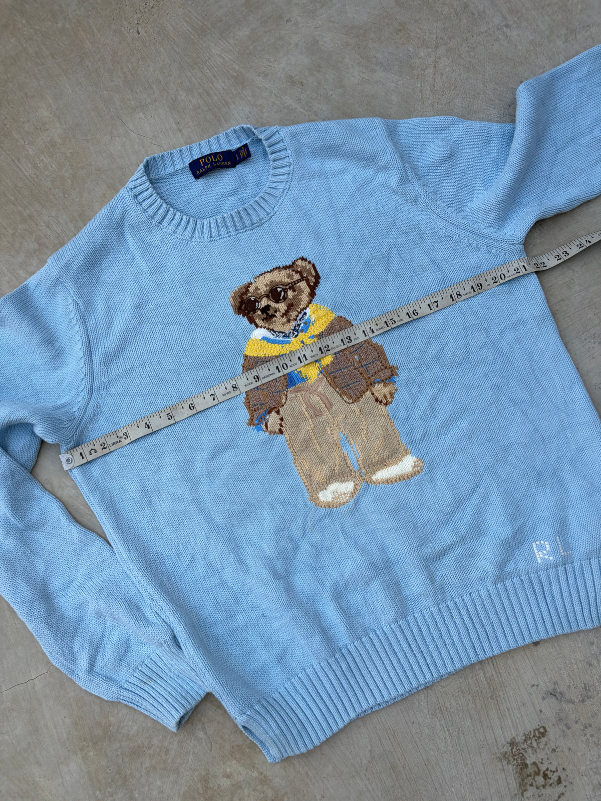 Vintage Polo Ralph Lauren Polo Bear Sweater M