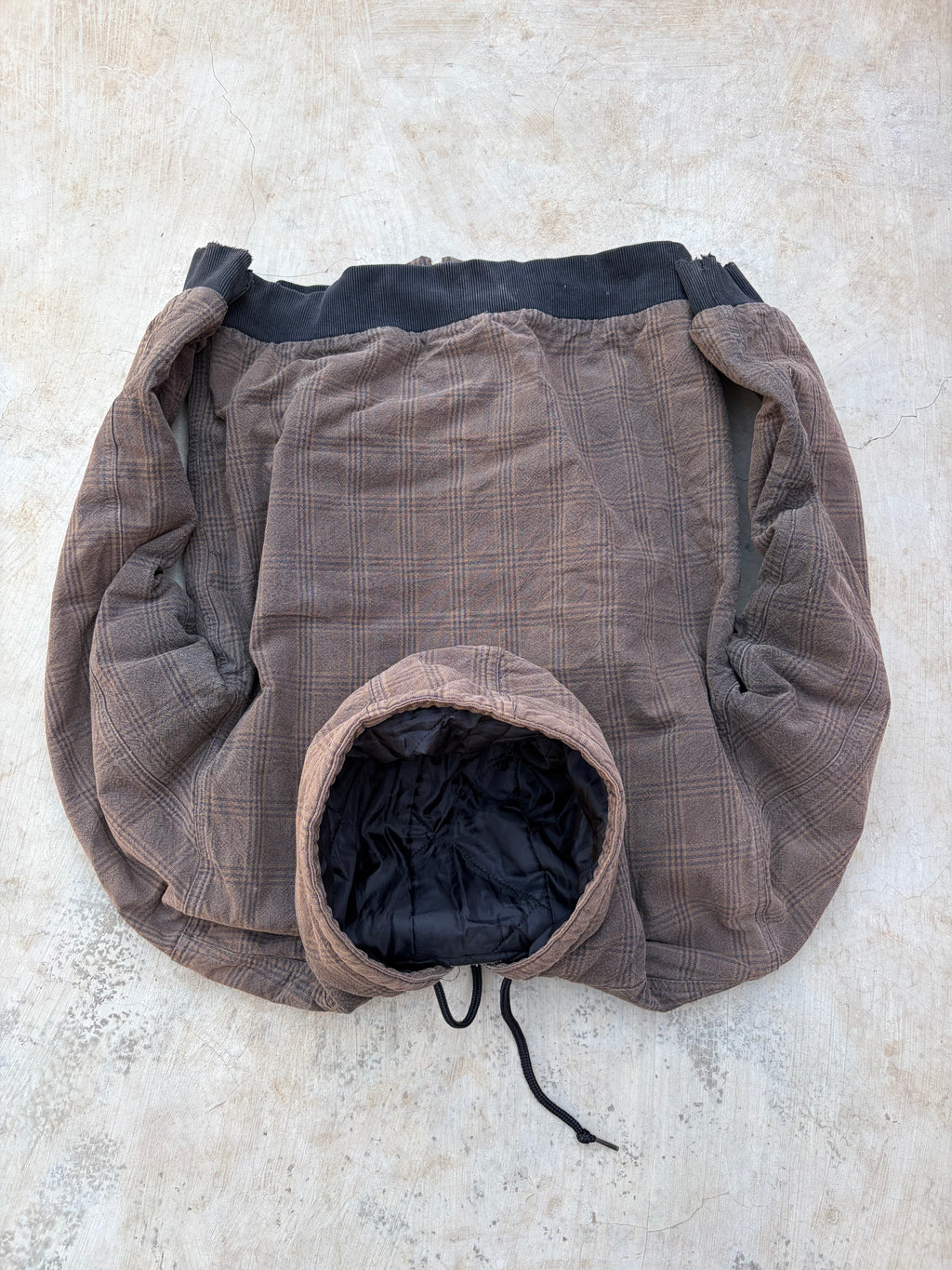 Vintage 00s Sunfaded Carhartt Plaid Active Jacket M