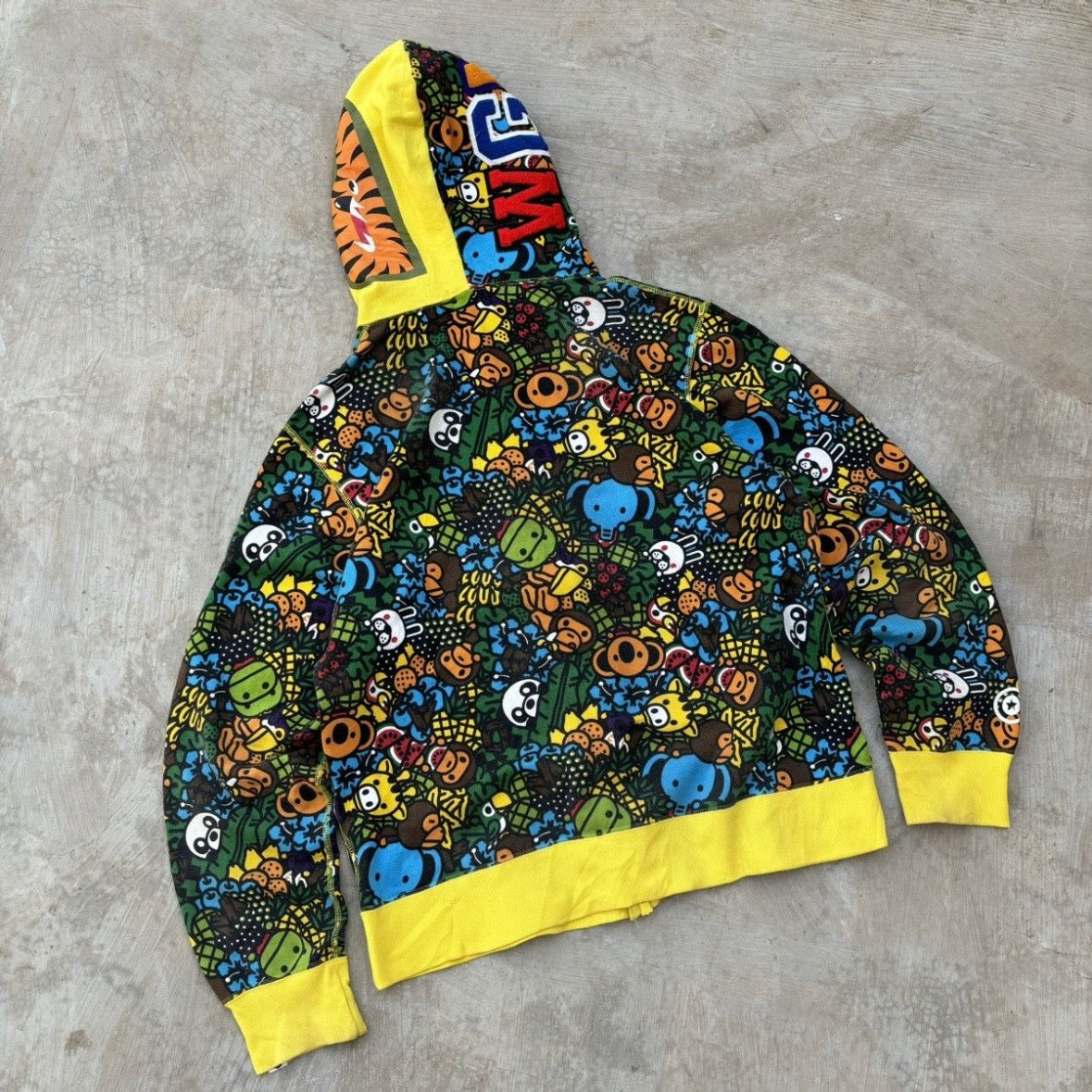 Bape Animal Safari Full Zip Shark XL