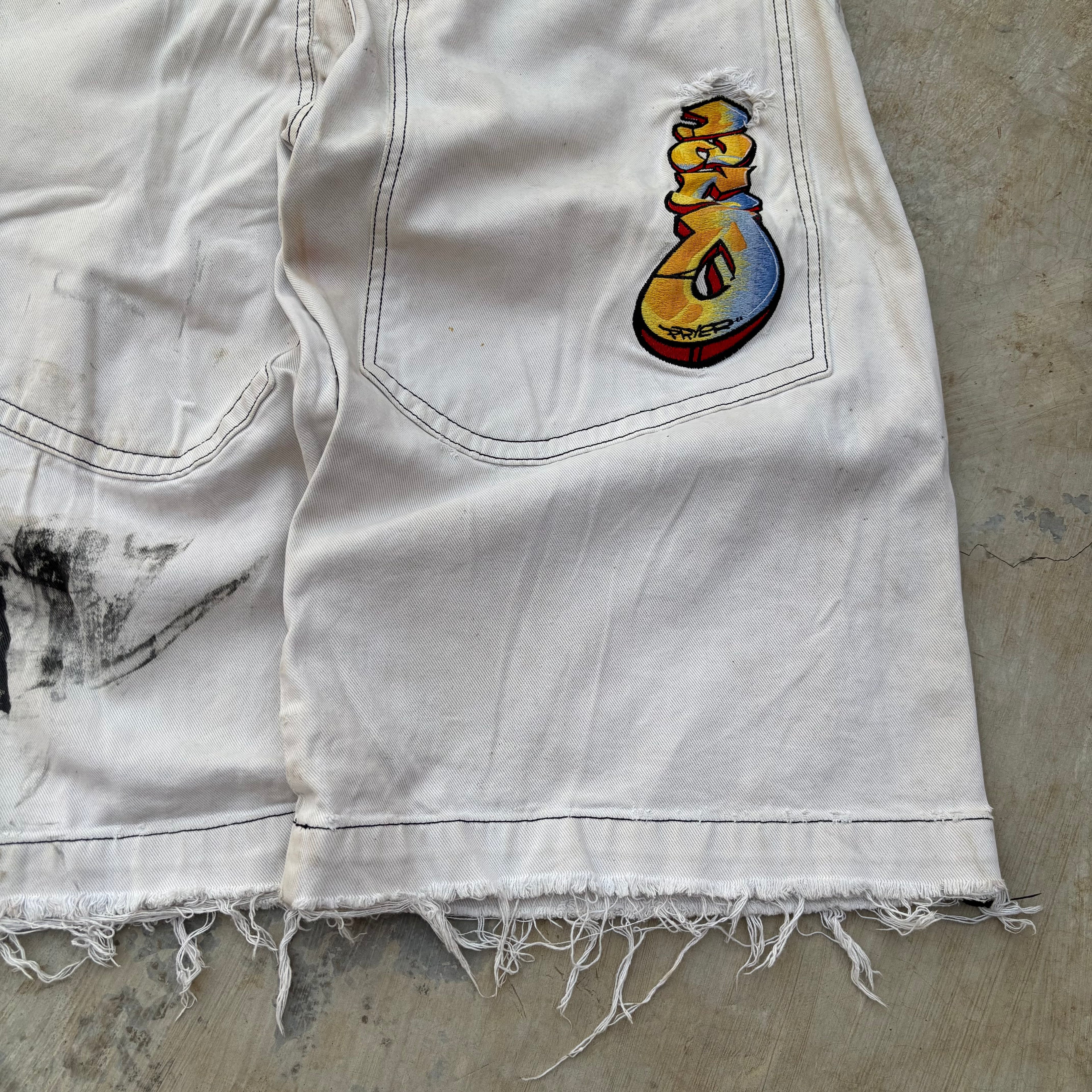 Vintage 90s Jnco SpellOut Jorts 32