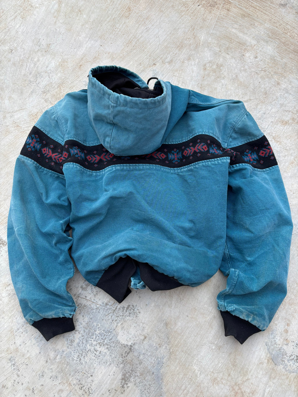 1994 Faded Carhartt Active Aztec Jacket JR0055 L