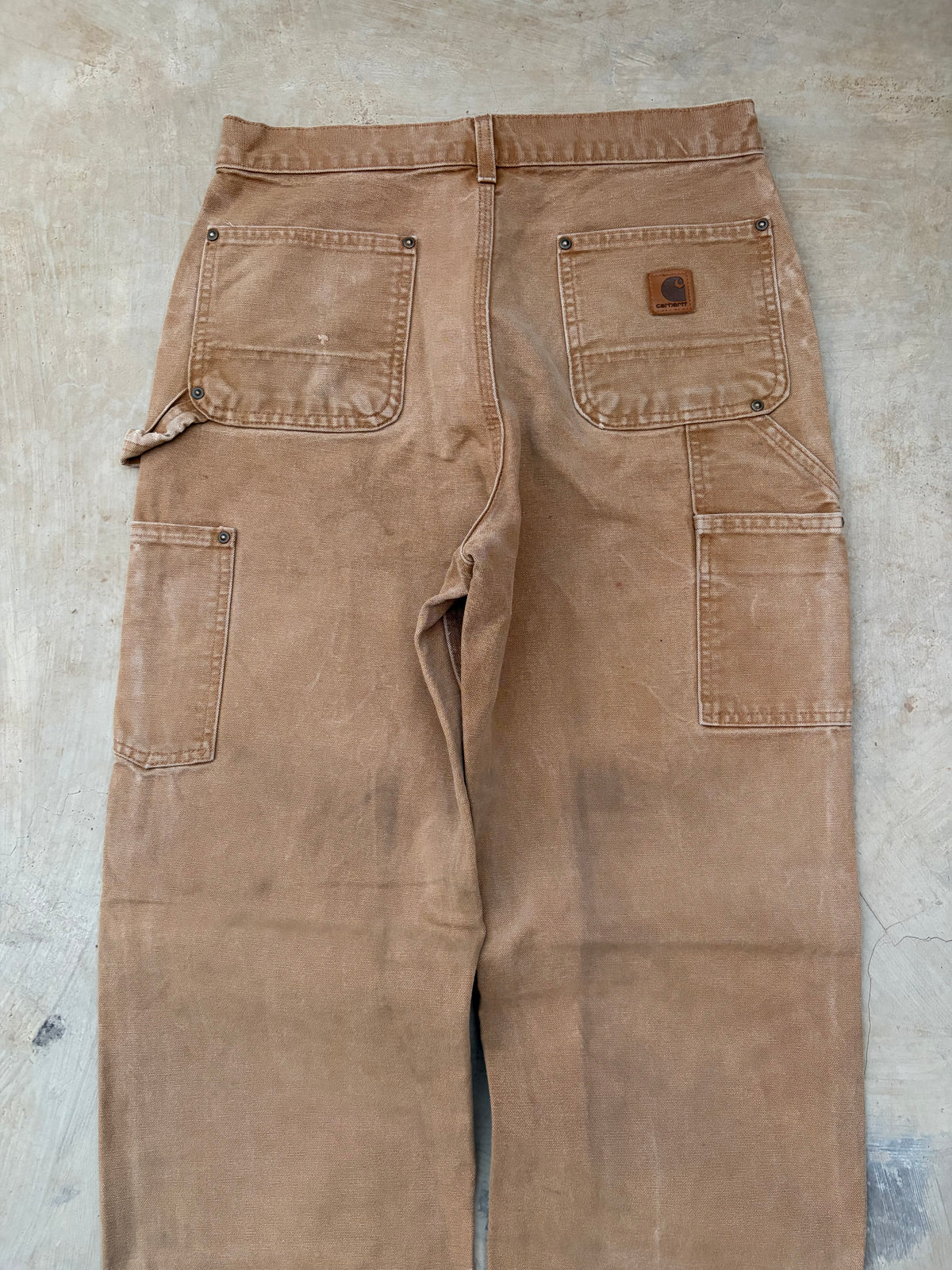 Vintage Carhartt B136 BRN Double Knee Carpenter Pants 31