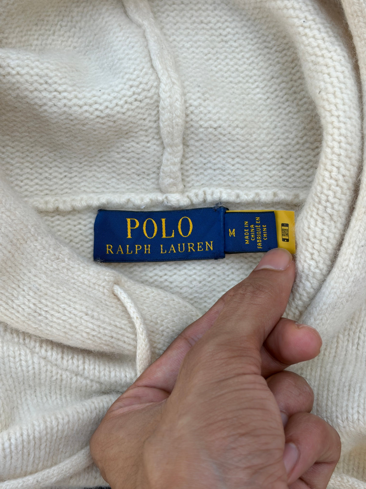 Vintage Polo Ralph Lauren Polo Bear Skiing Knit Sweater S/M