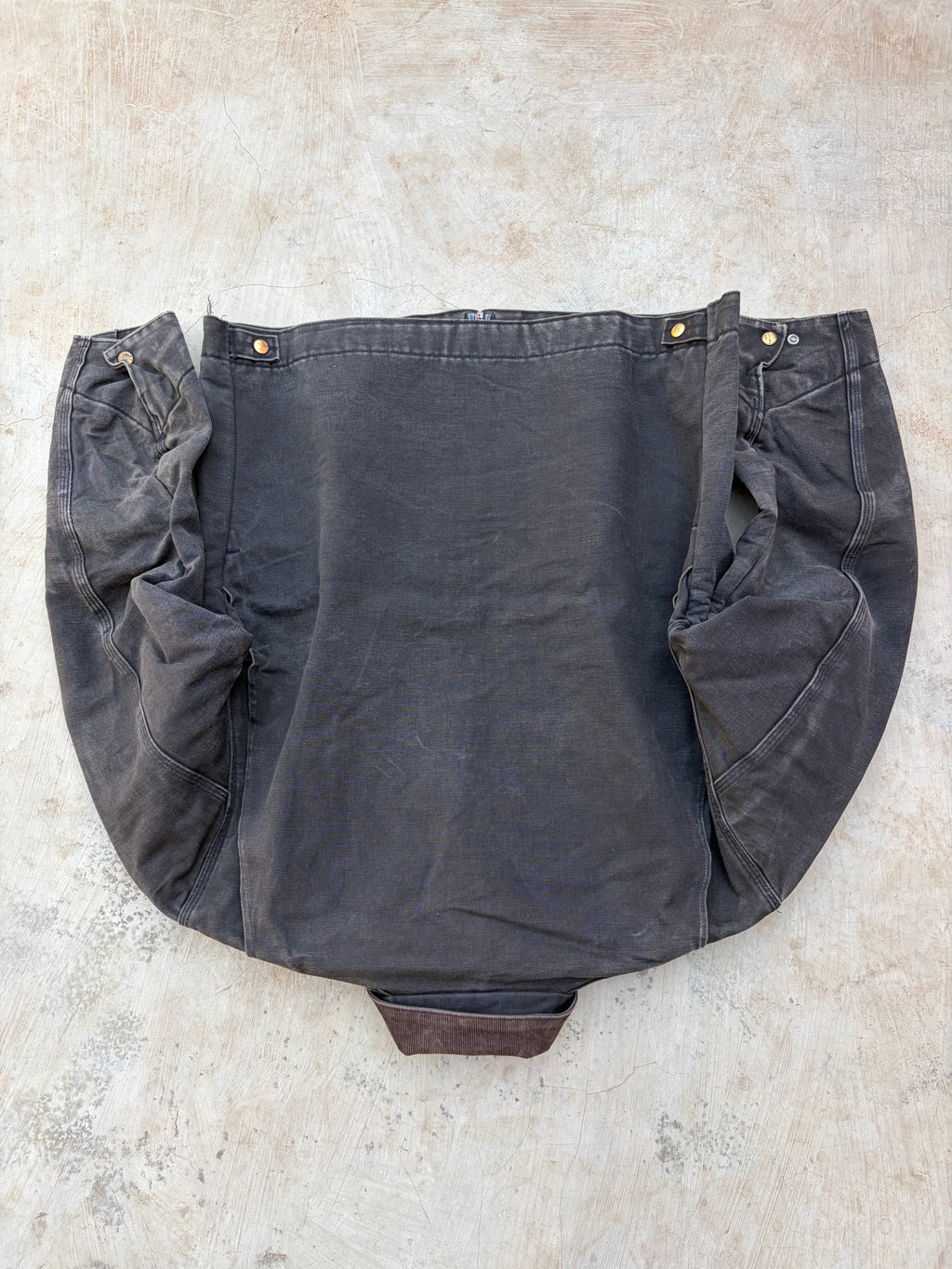 Vintage 00s Carhartt Sunfaded Detroit Jacket J01 BLK L