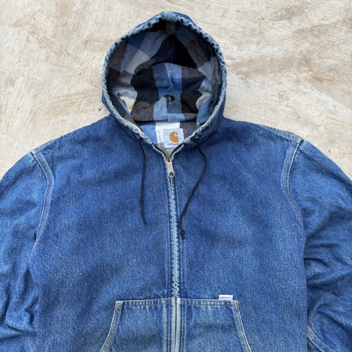 Vintage 90s Carhartt Flannel Lined Active Jacket L/XL