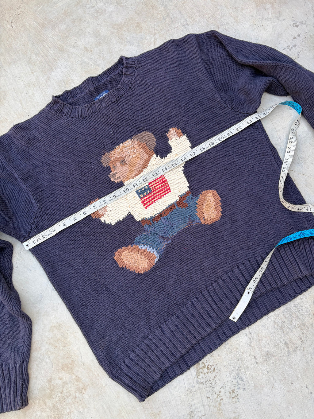 90s Polo Ralph Lauren Polo Bear Sweater M/L