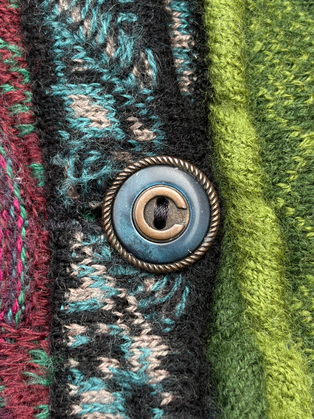 Vintage 90s Coogi Cardigan M