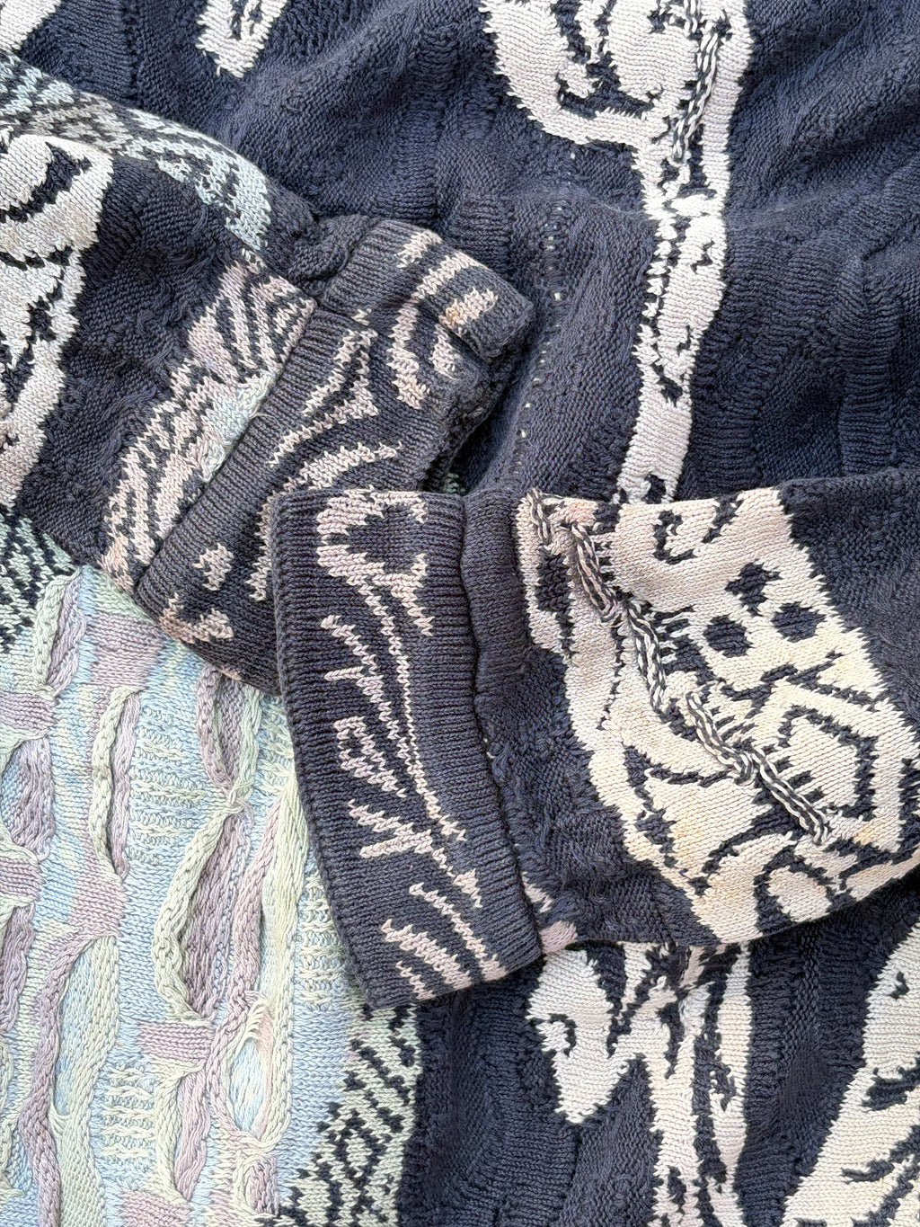 Vintage 90s COOGI Australia Mercerised Cotton Knit Sweater L