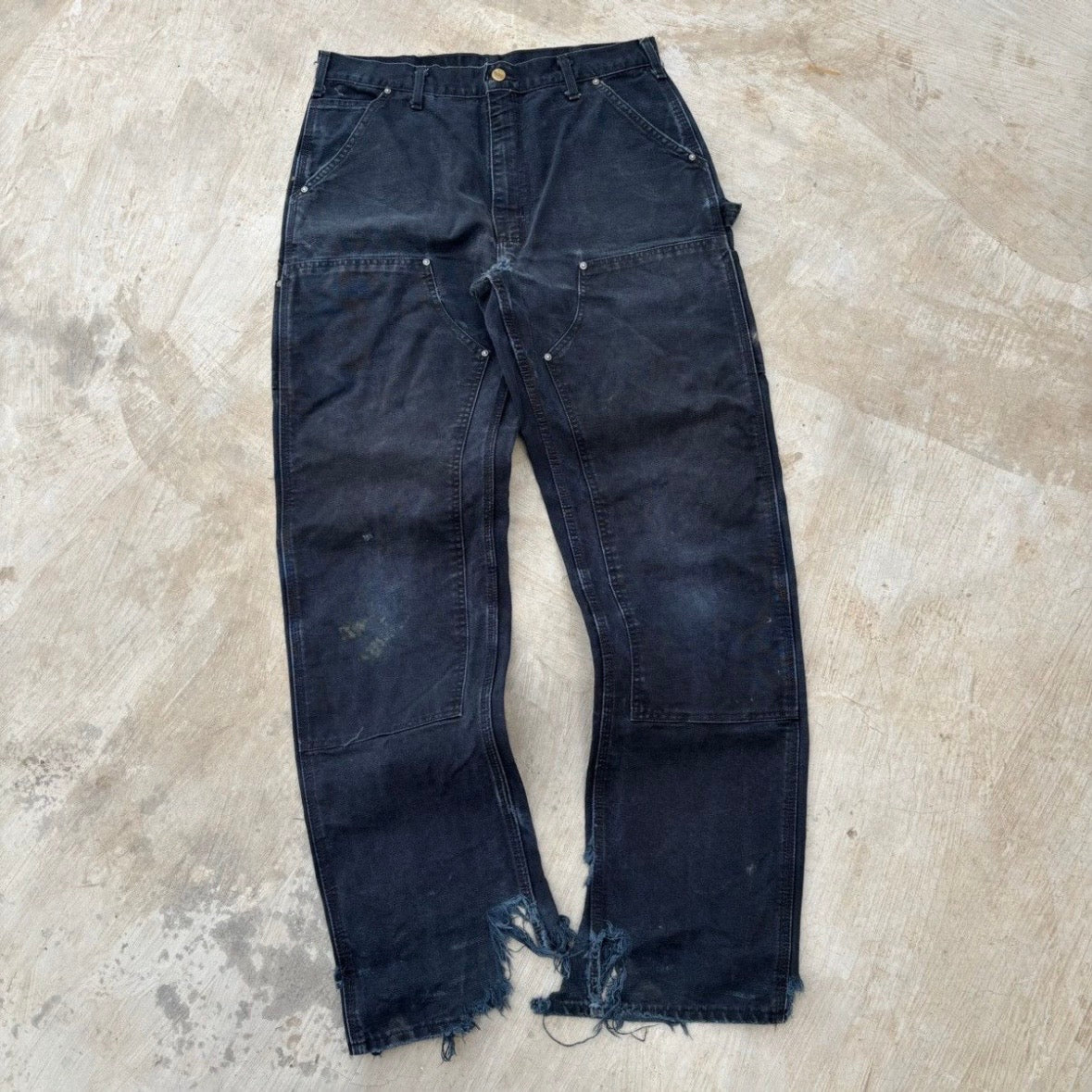Vintage thrashed Carhartt Double Knee Pant 34