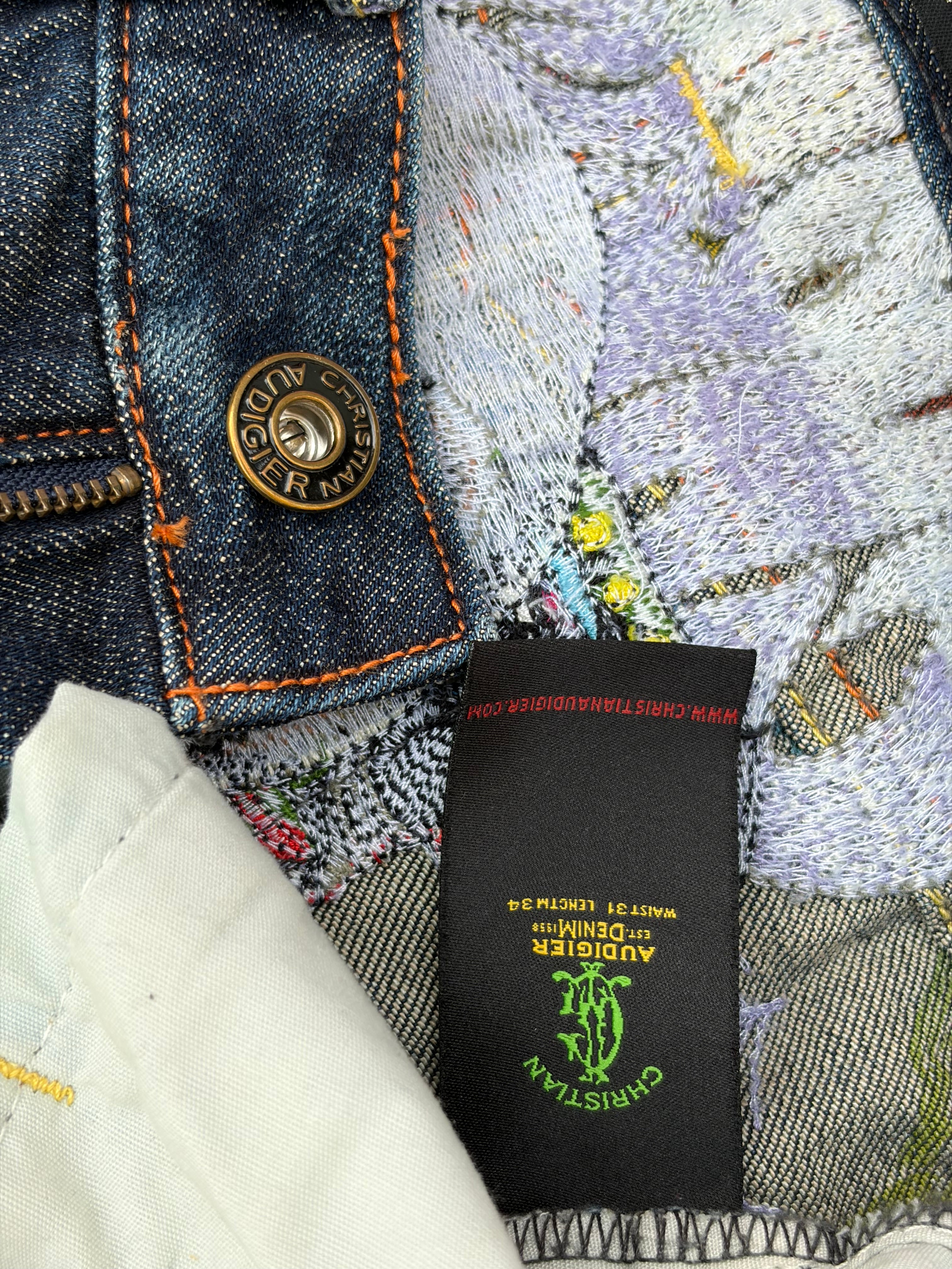 Vintage 00s Christian Audigier Death Jeans Unisex 31