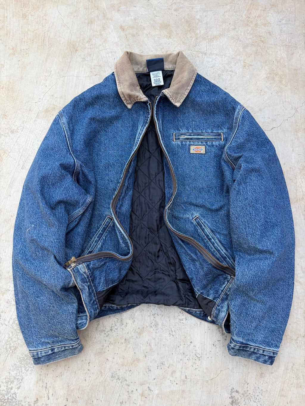 Vintage 00s Dickies Detroit Jacket Tan Collar XL