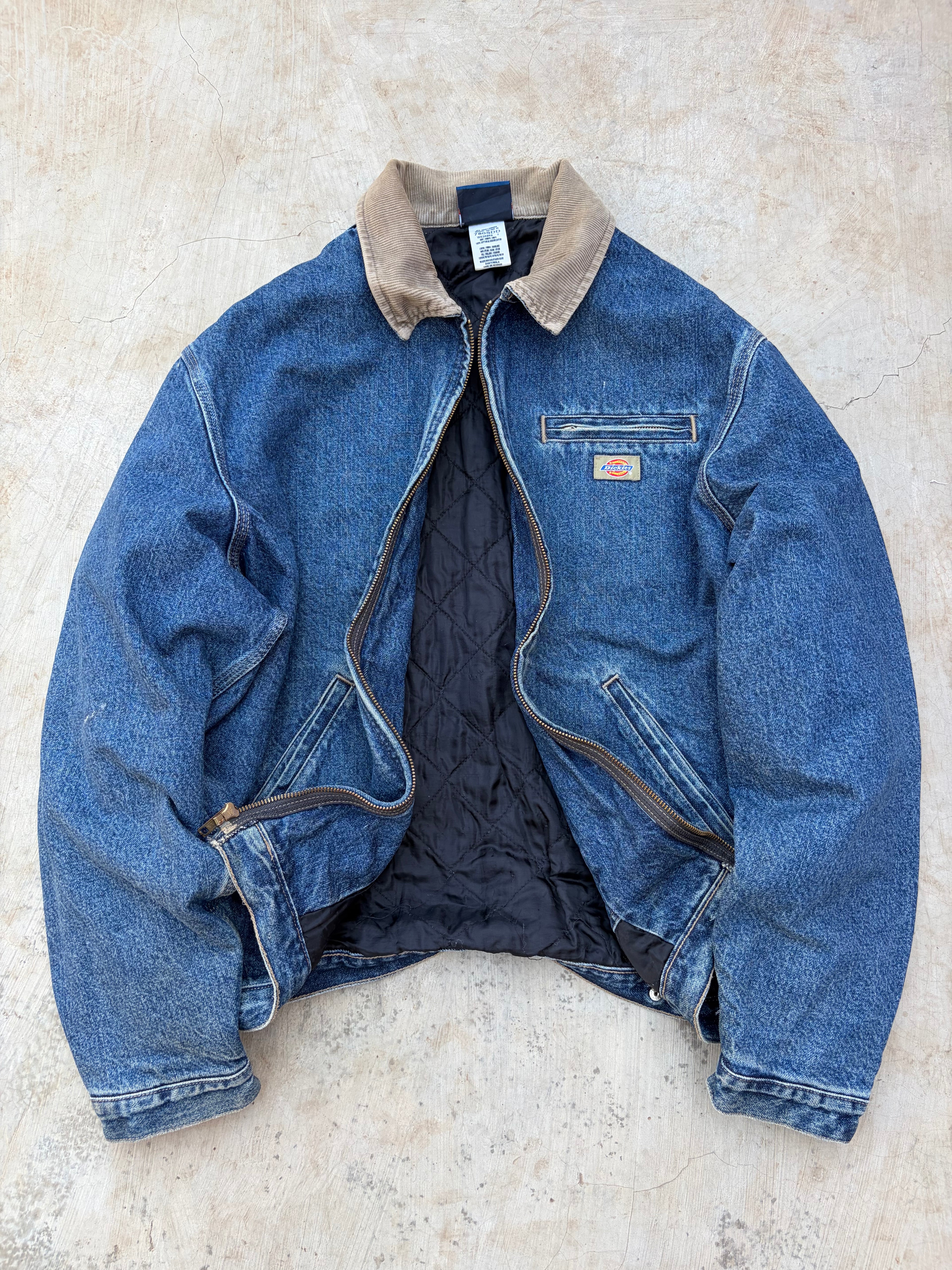 Vintage 00s Dickies Detroit Jacket Tan Collar XL