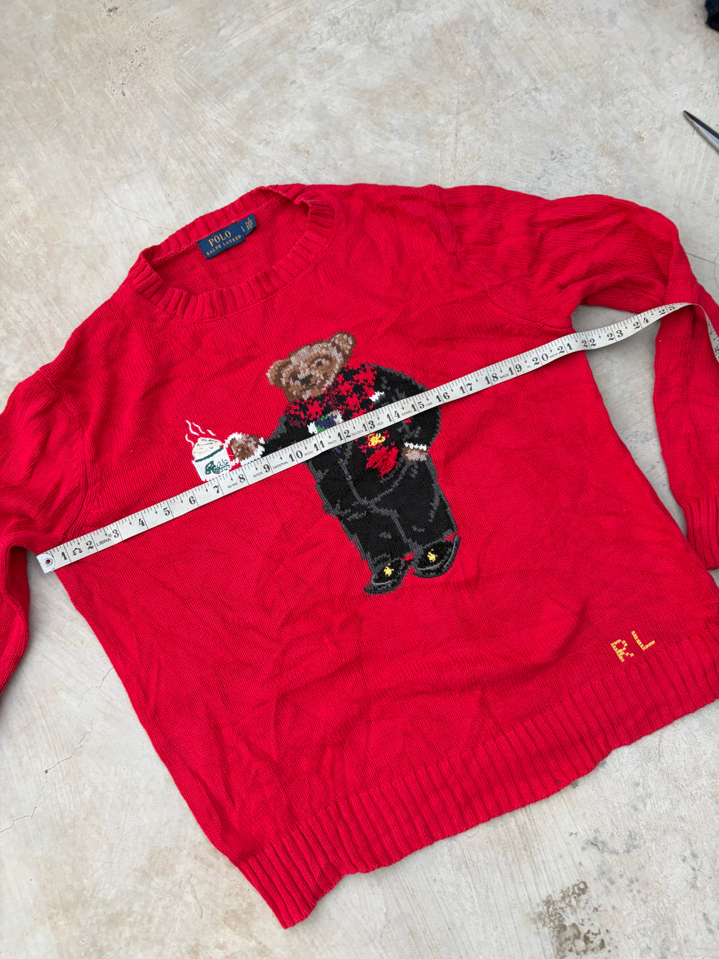 Vintage Polo Ralph Lauren Polo Bear Sweater M