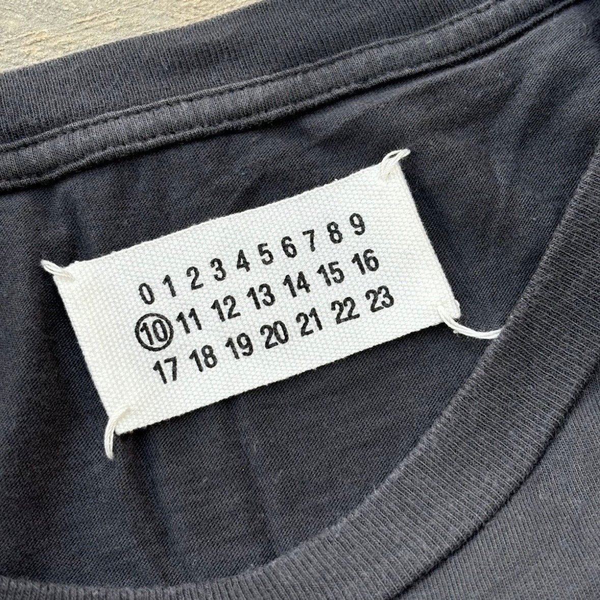 Vintage 00s Martin Margiela One Dollar Tee S