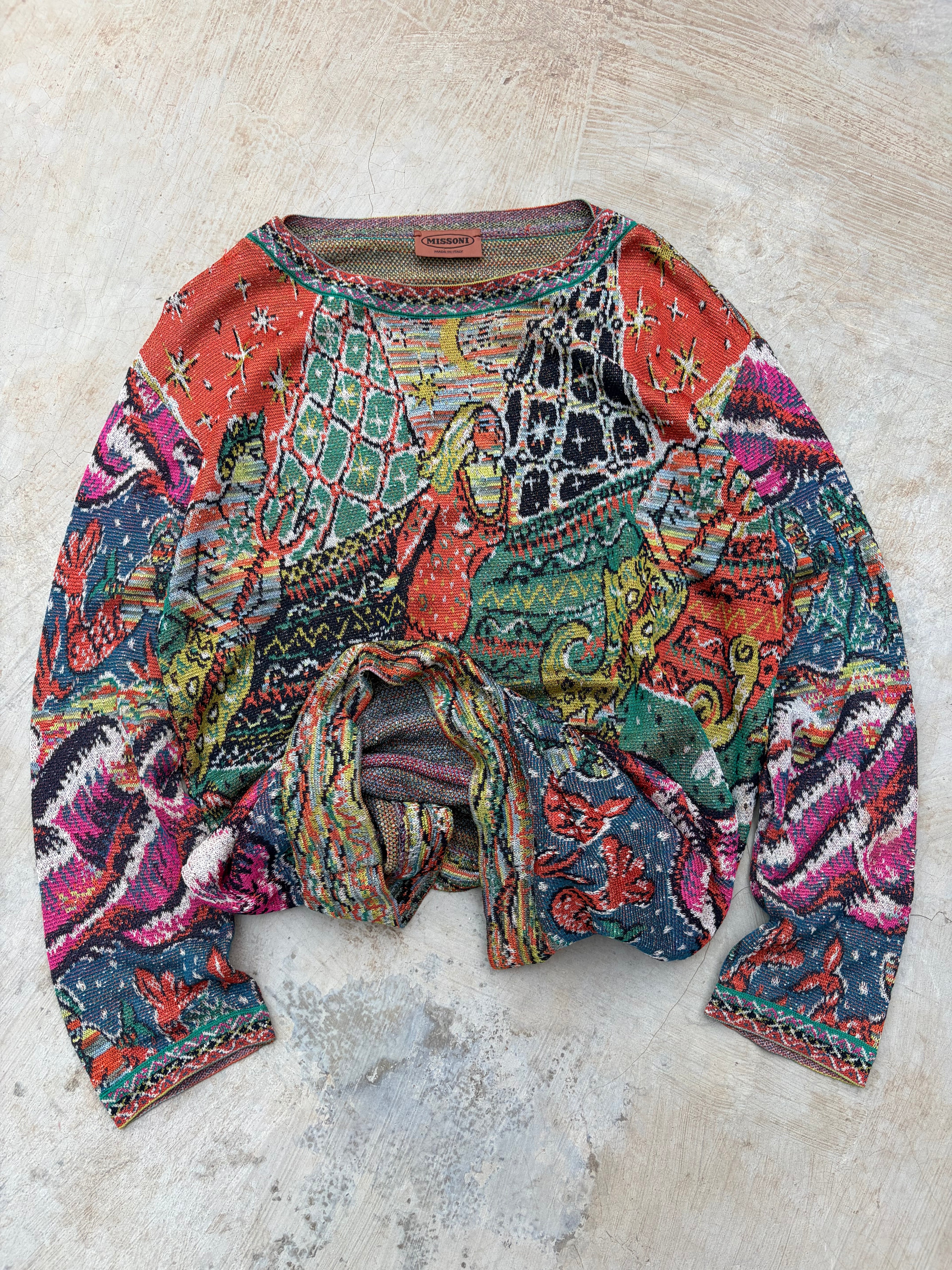Vintage 90s Missoni Knitwear Sweater M