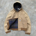 Vintage 1990s Carhartt Active Flannel Lined Jacket L/XL