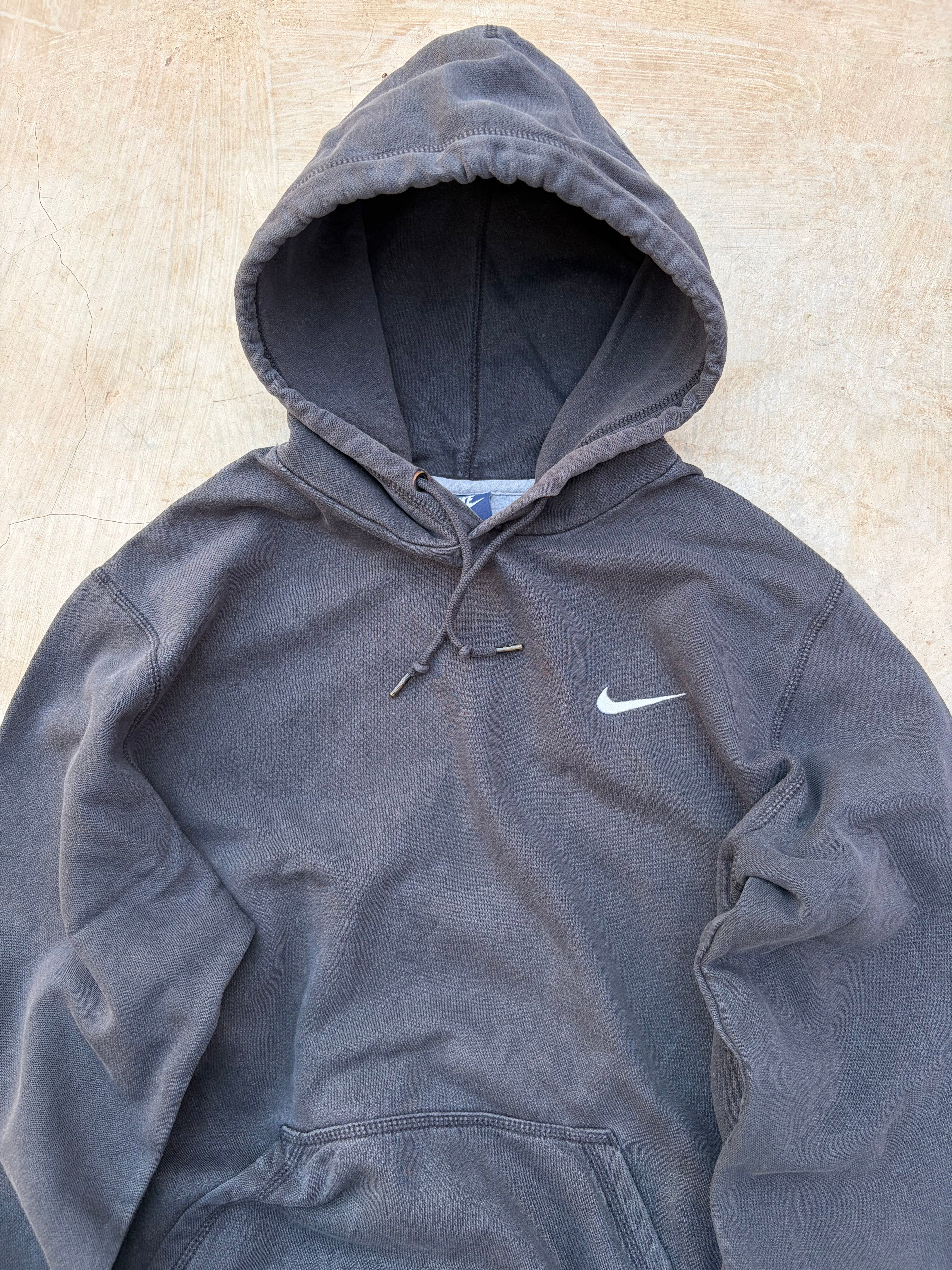 00s Vintage Nike embroidered small swoosh Hoodie L