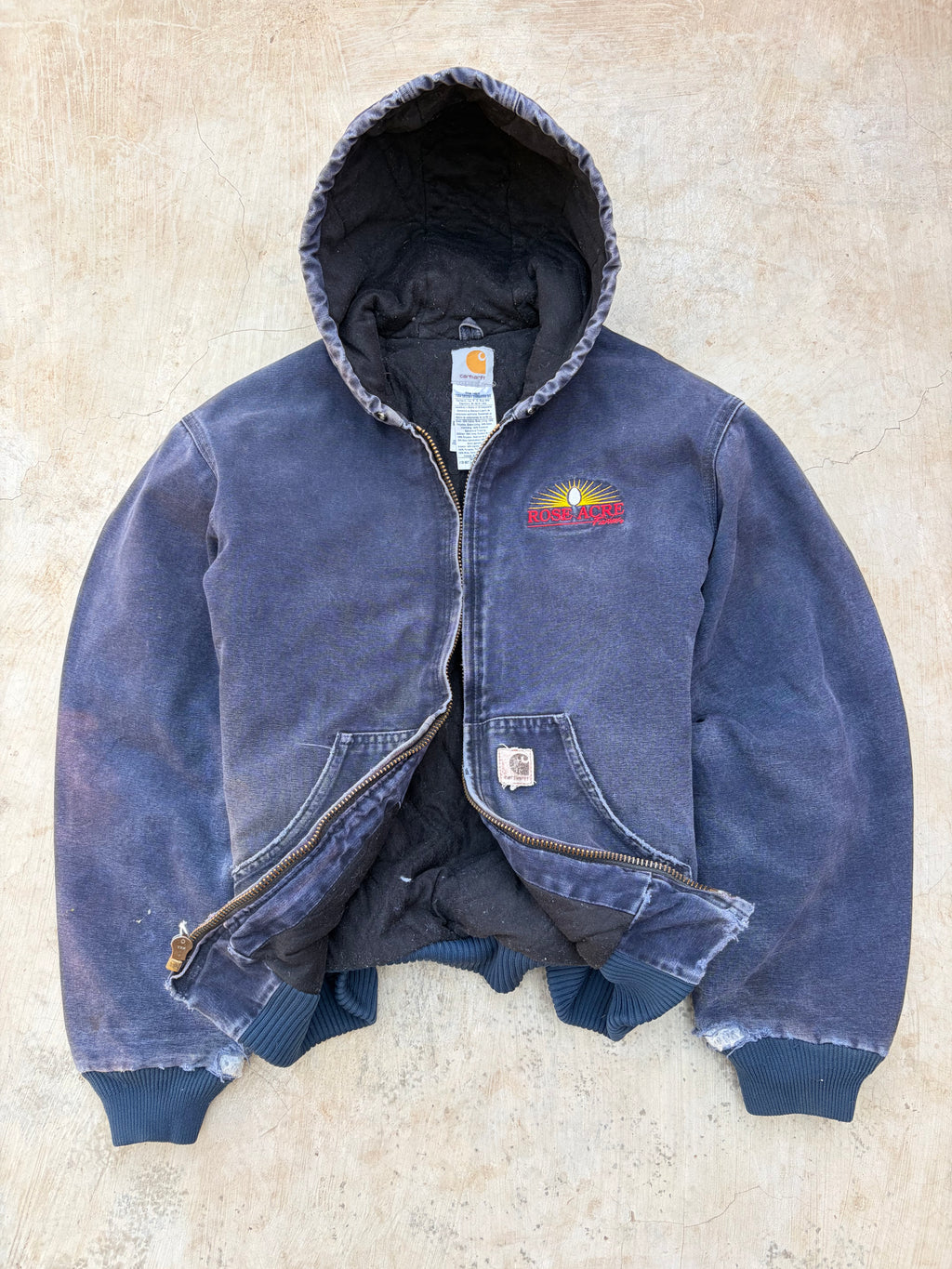 Vintage 00s Faded Carhartt Active Jacket J130 MDT M