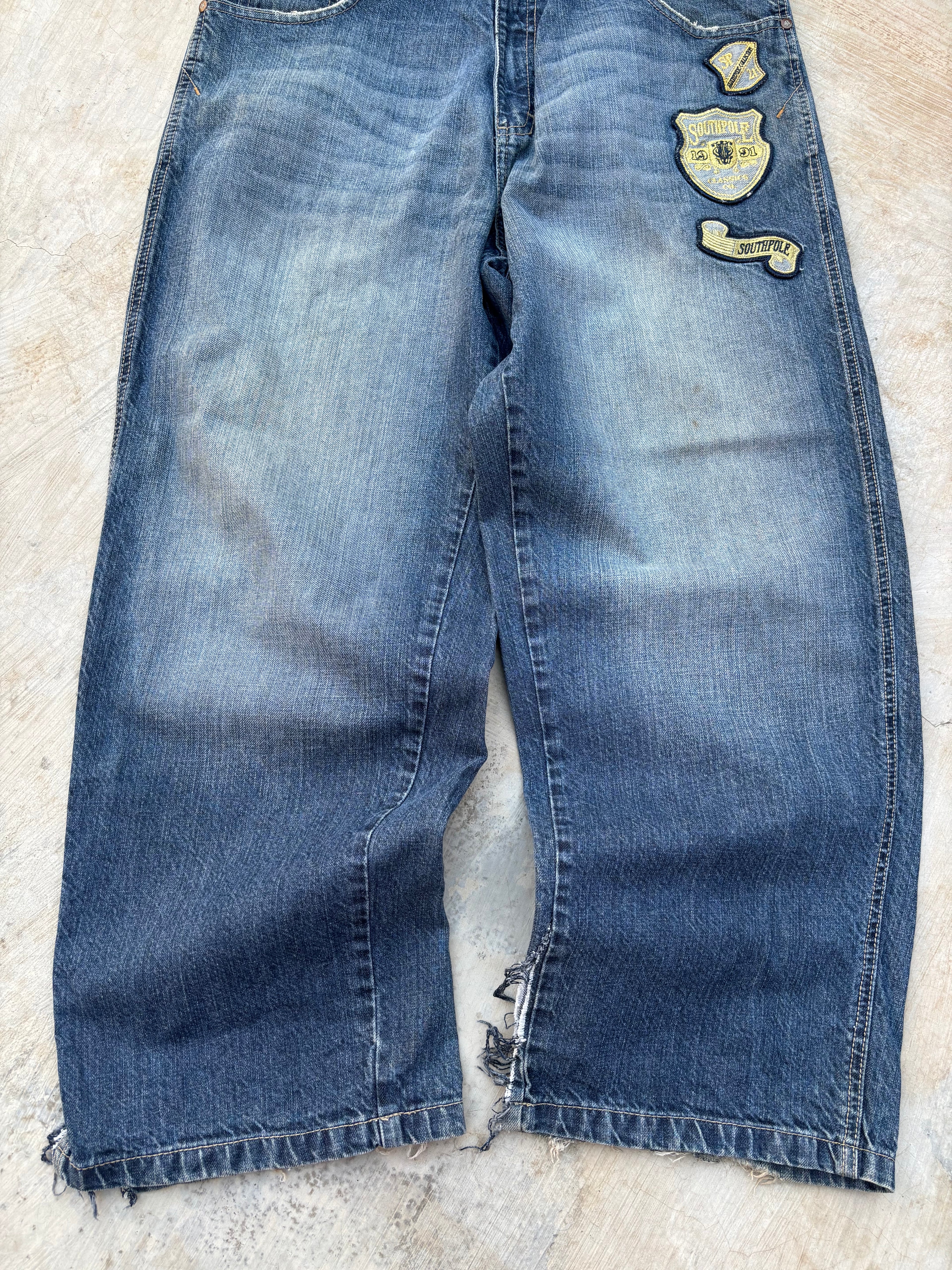 Vintage 90s SouthPole Yellow Tabs 36
