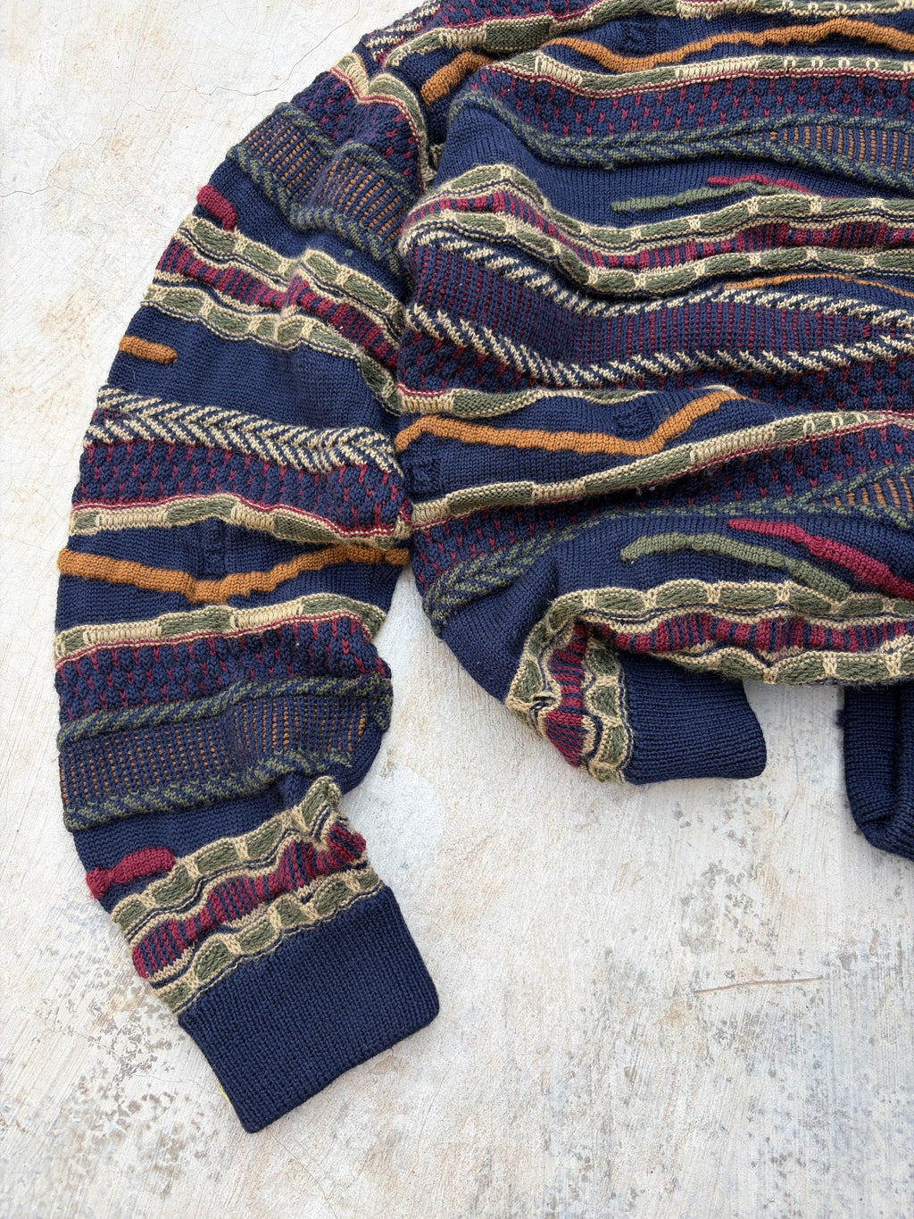 Vintage 90s Geccu Coogi Style Sweater L
