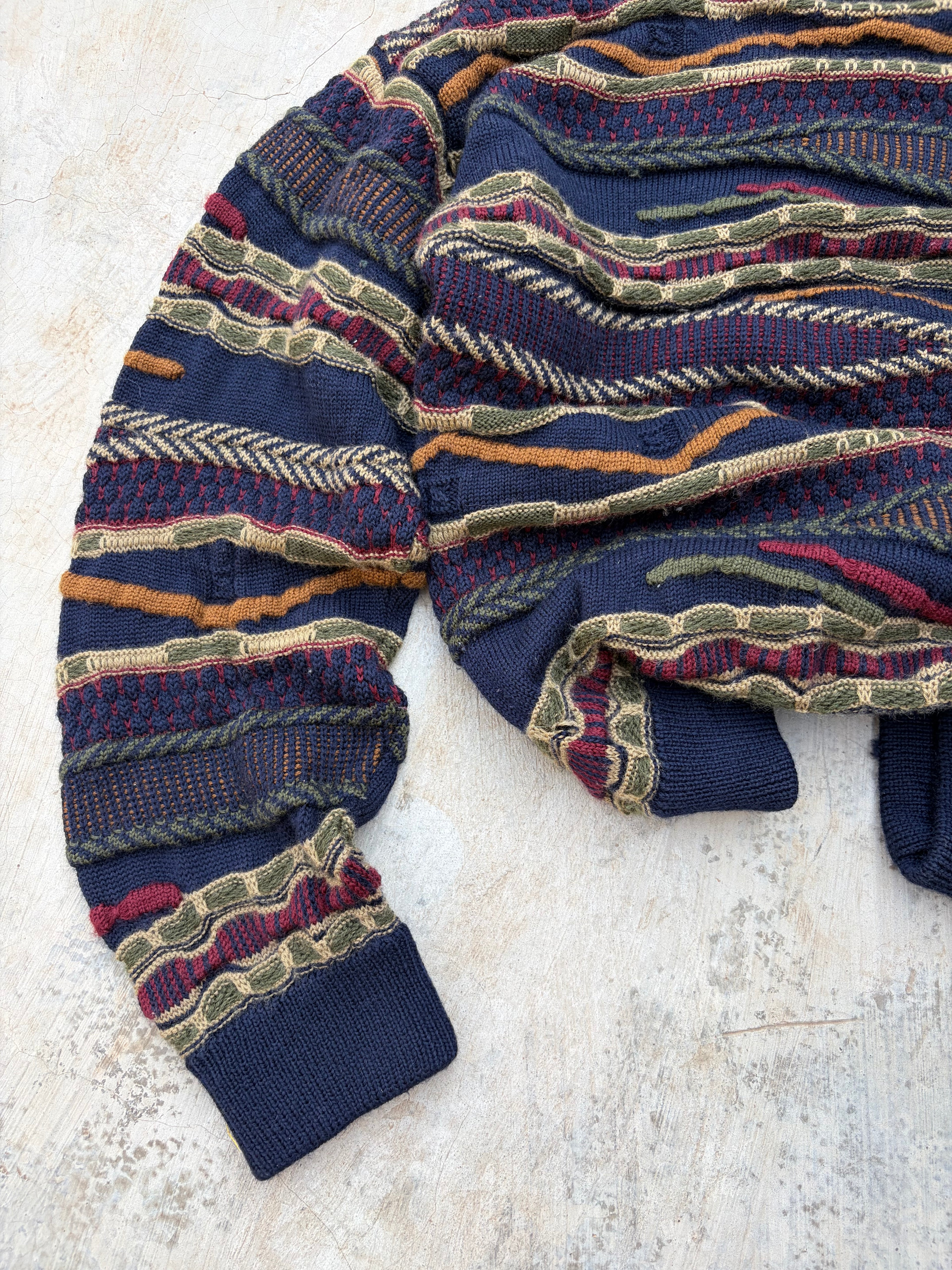 Vintage 90s Geccu Coogi Style Sweater L