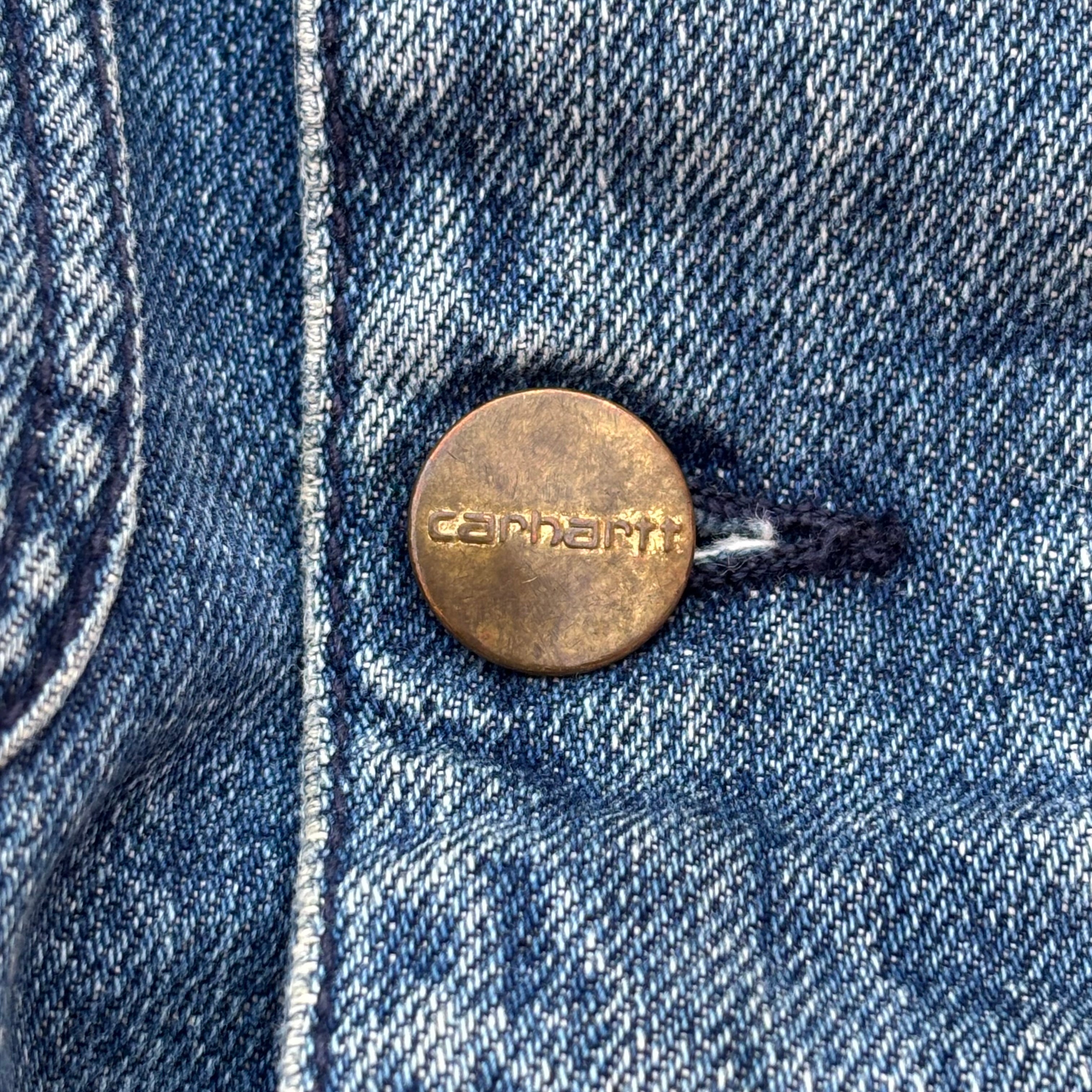 Carhartt Phoenix Coat Denim Sherpa Jacket M
