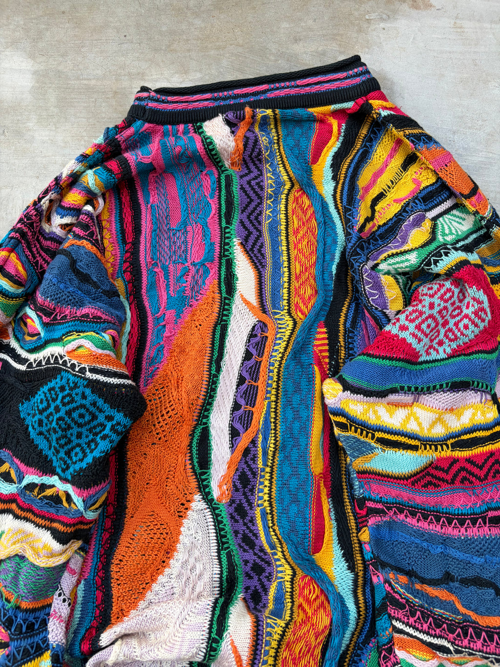 Rare 90s Vintage COOGI Australia 3D Knit Sweater M/L