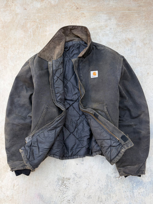 1990s Vintage Sunfaded Carhartt Arctic Crop Jacket L/XL