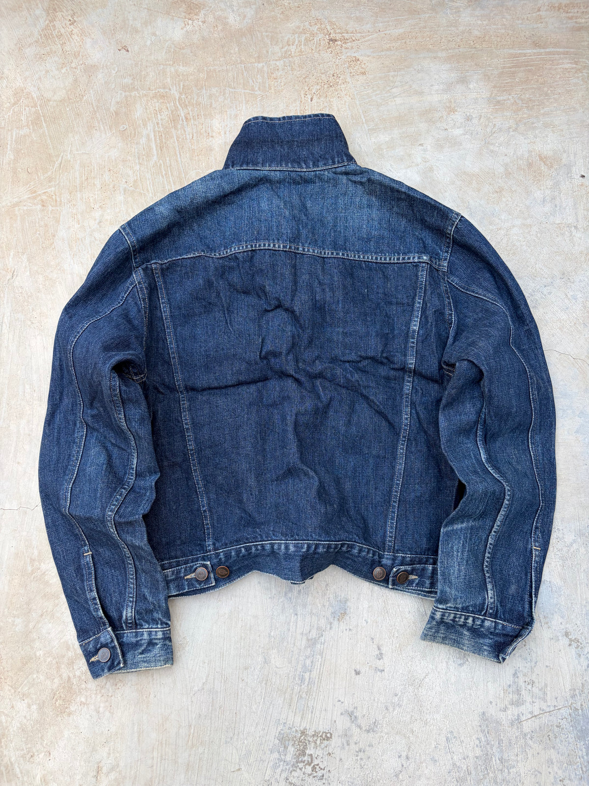 Vintage Dickies Dark Wash Denim Trucker Jacket