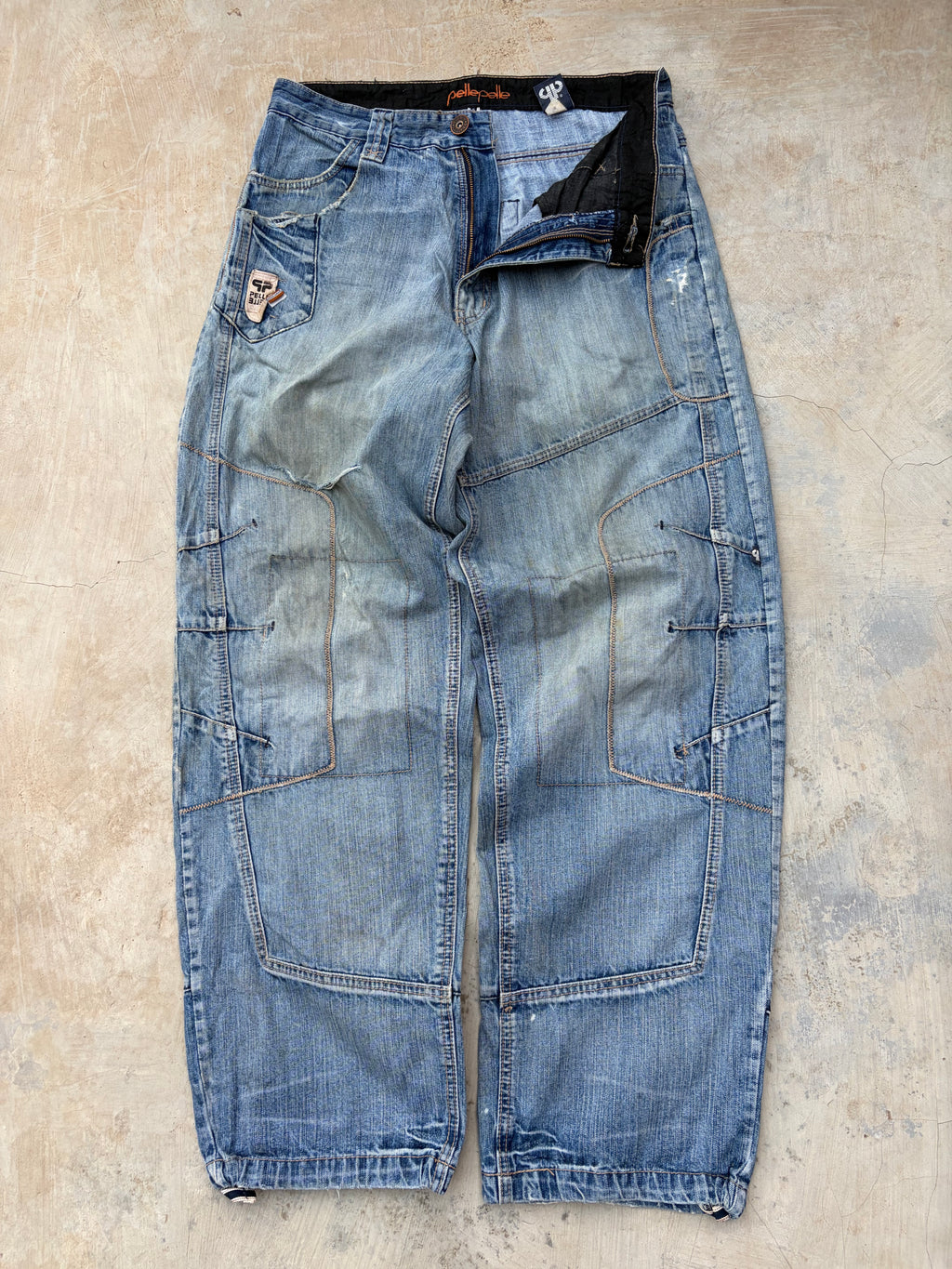 Vintage Pelle Pelle Y2K Carpenter Denim Jeans 36