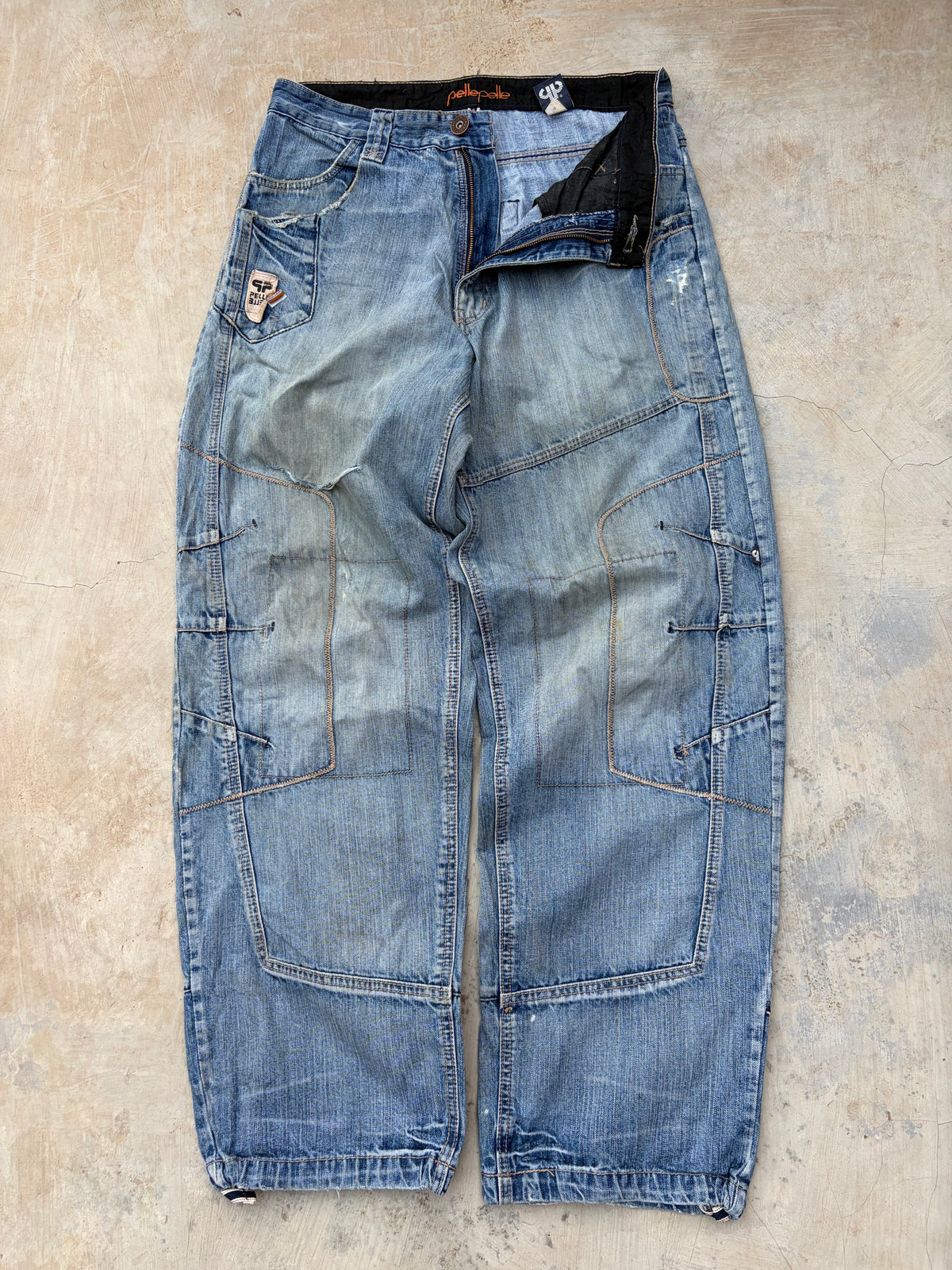 Vintage Pelle Pelle Y2K Carpenter Denim Jeans 36