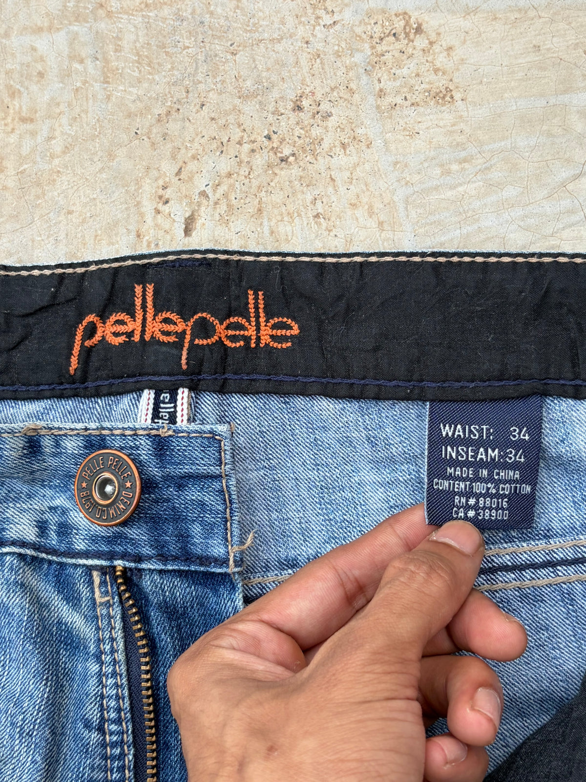 Vintage Pelle Pelle Y2K Carpenter Denim Jeans 36