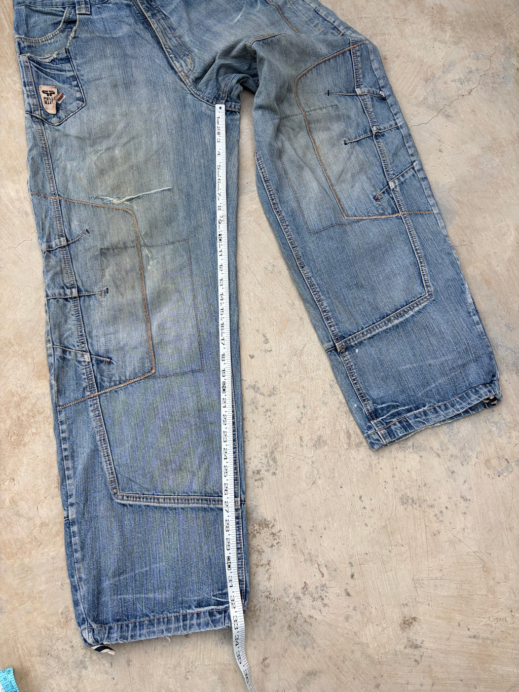Vintage Pelle Pelle Y2K Carpenter Denim Jeans 36