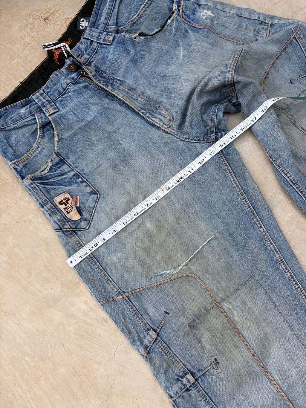 Vintage Pelle Pelle Y2K Carpenter Denim Jeans 36
