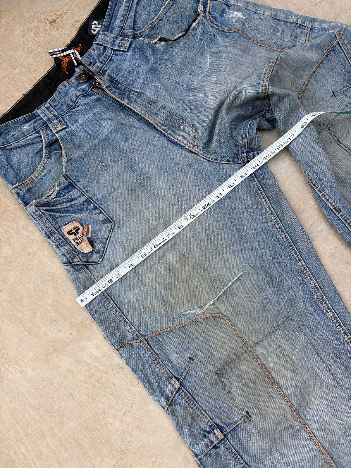 Vintage Pelle Pelle Y2K Carpenter Denim Jeans 36